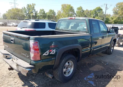 2004 Chevrolet Silverado 1500 Ls из США, поврежденный, VIN 2GCEK19T741246704